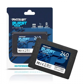 SSD PATRIOT BURST 240GB 2,5 SATA 3 PBE240GS25SSDR