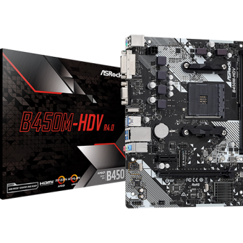 PLACA MAE AMD ASROCK B450M HDV R4 DDR4 AM4