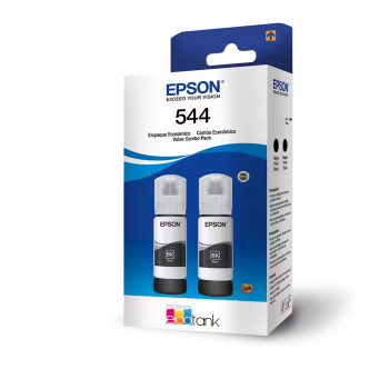 KIT REFIL DE TINTA EPSON PACK T544120-2P PRETO