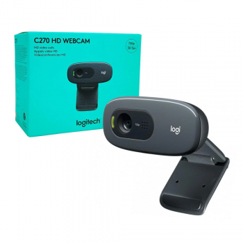 WEBCAM 3.0 MP PRETO C270 USB LOGITECH