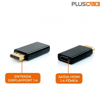 ADAPTADOR DISPLAYPORT M X HDMI F ADP-DPHDMI10BK PLUS CABLE