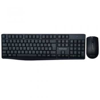 COMBO SEM FIO TECLADO E MOUSE USB TC270 PRETO MULTILASER