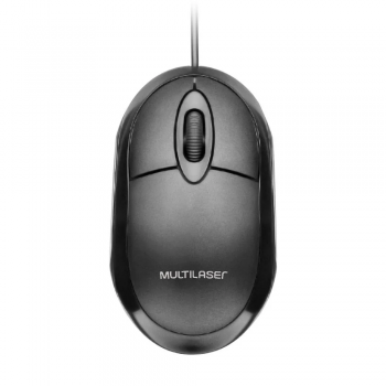 MOUSE OPTICO CLASSIC BOX PRETO USB MO300 MULTILASER