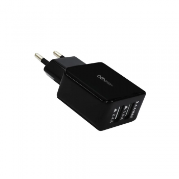 CARREGADOR 2 SAIDAS USB P/TOMADA CG201 PRETO 48.5974 OEX@