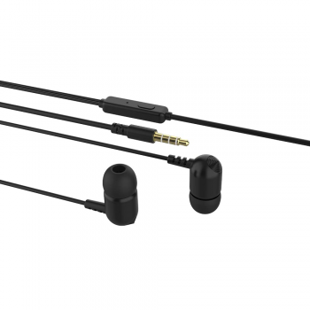 FONE DE OUVIDO INTRA AURICULAR C/MICROFONE EP-07BK PRETO C3 TECH@