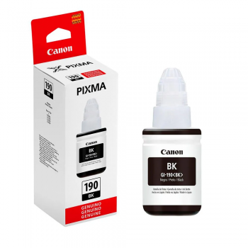 REFIL TINTA ORIG CANON GI-190 PRETO