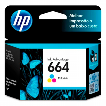CART TINTA ORIG HP 664 COLOR (2,0 ML)