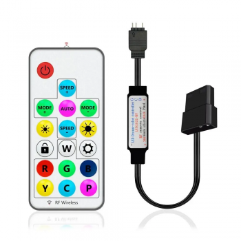 CONTROLADORA RGB COOLER FAN 3 PINOS 5V CONEXÃO MOLEX