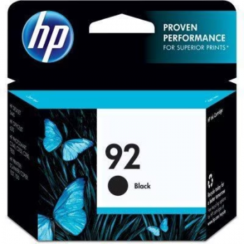 CART TINTA ORIG HP 92 PRETO (5,5 ML)