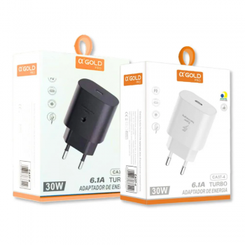 CARREGADOR USB-C 30W / 3A - AGOLD - CA37-4