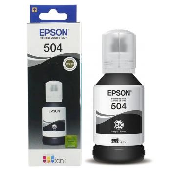 REFIL TINTA ORIG EPSON T504 PRETO