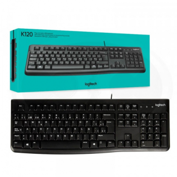 TECLADO SLIM PRETO K120 USB LOGITECH