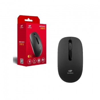 MOUSE C3TECH SEM FIO PRETO MW15BK