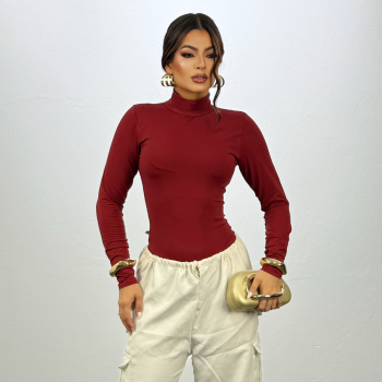 BODY EM POLIAMIDA Tam M Manga Comprida - 160