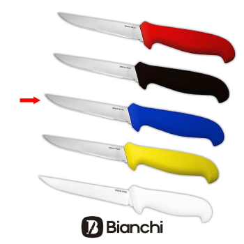 FACA BIANCHI INOX DESOSSA EM INOX CABO POLIPROPILENO COZINHA CORES