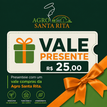 VALE PRESENTE R$ 25,00 AGRO SANTA RITA
