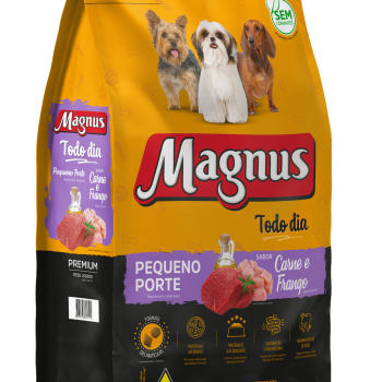RACAO CANINA PREMIUM MAGNUS TODO DIA ADULTOS PEQUENO PORTE