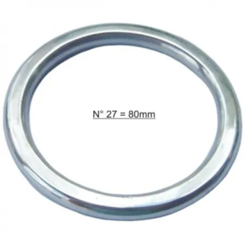 ARGOLA INOX CHATA nº 27