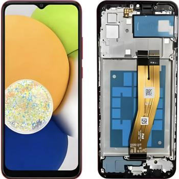 TELA SAMSUNG A03 DIAMONDS C/A  - PRETO