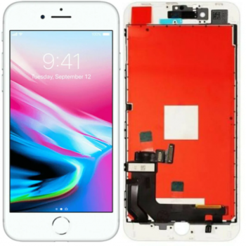 TELA IPHONE 8 PLUS DIAMONDS - BRANCO