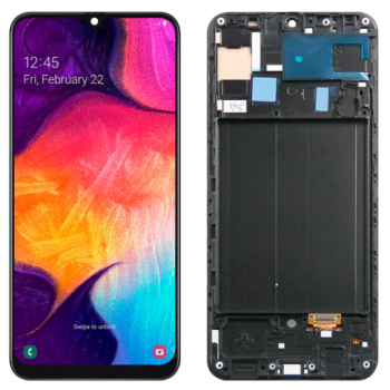 TELA SAMSUNG A30/A50/A50S OLED C/A (SM-A505) - PRETO