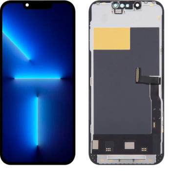 TELA IPHONE 13 PRO SOFT OLED DIAMONDS (S/EPROM) - PRETO