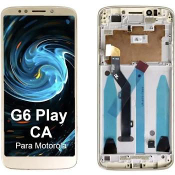 TELA MOTO G6 PLAY ORI C/A - DOURADO