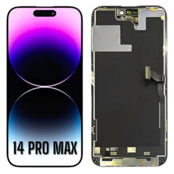 TELA IPHONE 14 PRO MAX SOFT OLED DIAMONDS (S/EPROM) - PRETO