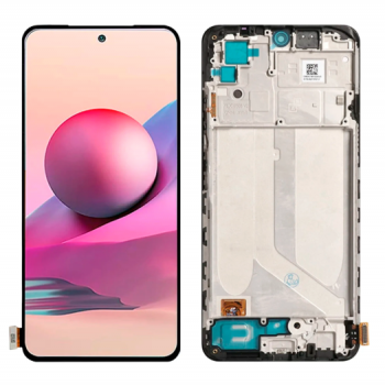 TELA REDMI NOTE 10 4G/NOTE 10S/POCO M5S OLED DIAMONDS C/A - PRETO