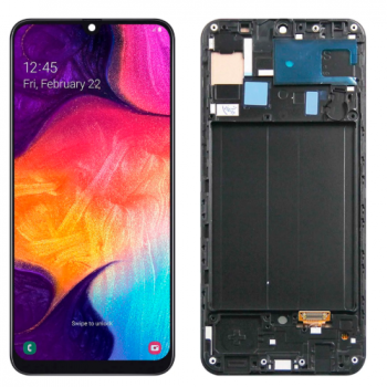 TELA SAMSUNG A30/A50/A50S INCELL C/A (SM-A505) - PRETO
