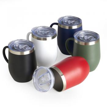 Caneca Térmica Inox 350ml Tampa Acrílica