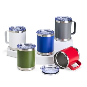 Caneca Térmica 350ml Com Trava de Segurança