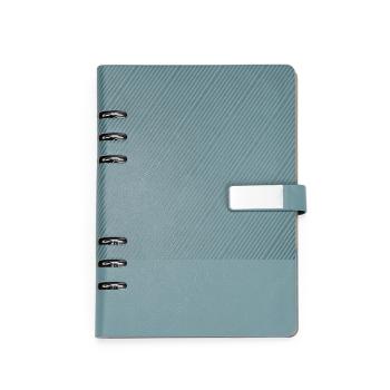 Caderno Fichário Couro Sintético