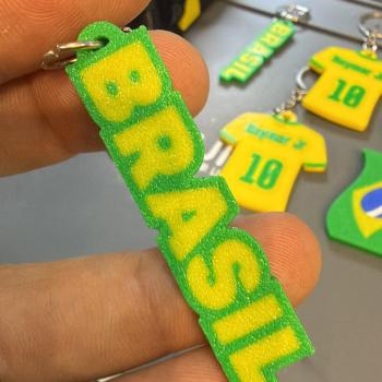 CHAVEIRO BRASIL 3D