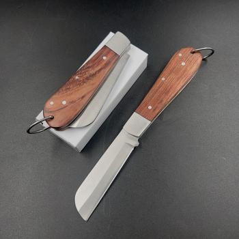 CANIVETE 18cm COM CABO DE MADEIRA - GS VARIDADES