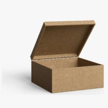 Caixa Mdf Dobradiça Reforçada 20x20x10 Lisa Organizar Cru