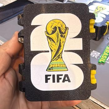 CAIXA PARA FIGURAS DA COPA 3D
