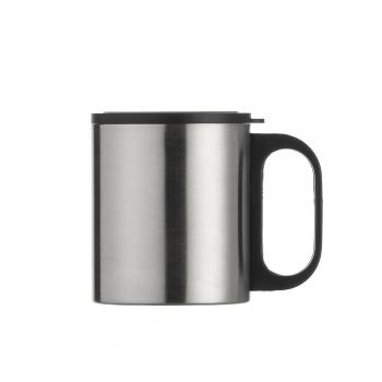 Caneca Inox 180ml Tampa de plástico