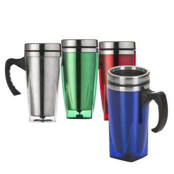 Caneca Acrílica 450ml Com Fundo Quadricular