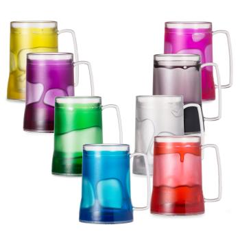 Caneca acrílica com gel térmico 400ml