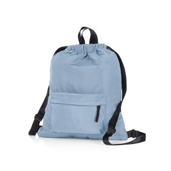 Mochila Saco Poliéster fechamento em zíper.