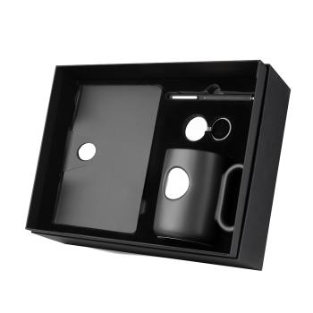 Kit Escritório Caderno, Caneta, Caneca de Ceramica e Chaveiro
