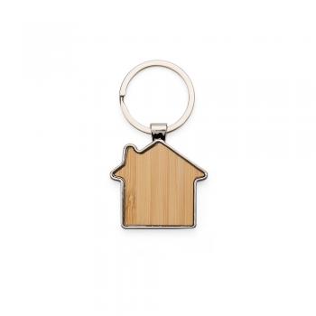 Chaveiro Metal Bambu casa