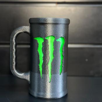 PORTA LATA MONSTER EM 3D