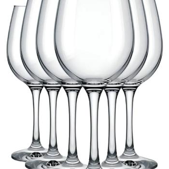 Taças Para Vinho Agua Vidro Lira 365ml Cor Transparente