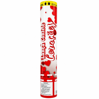 LANCA CONFETE CORACOES 30 CM