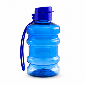 GARRAFA SQUEEZE MINI GALAO 500ML - AZUL ROYAL TRANSLUCIDO