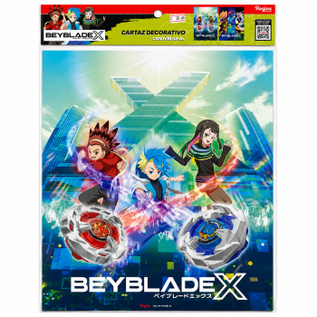 CARTAZ DECORATIVO BEYBLADE