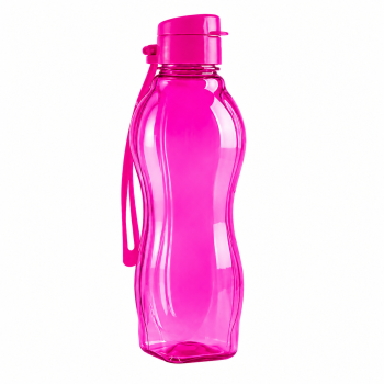 GARRAFA SQUEEZE 600ML - MAGENTA TRANSLUCIDO