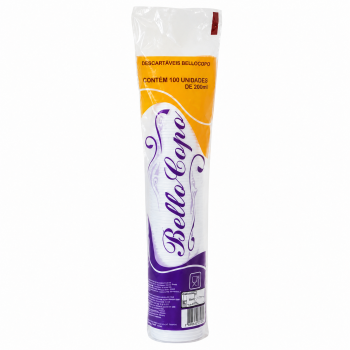 COPO PS 200ML BRANCO BELLO FESTAS CCB-100  Unidades LQ